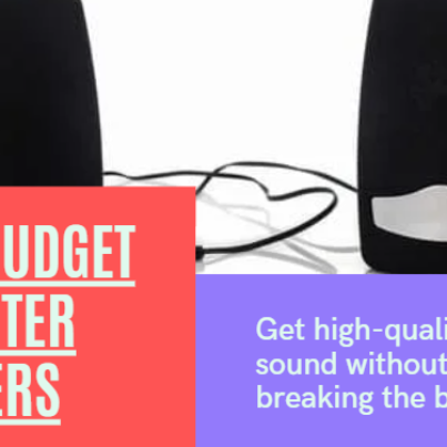 best budget computer speakers 2024
